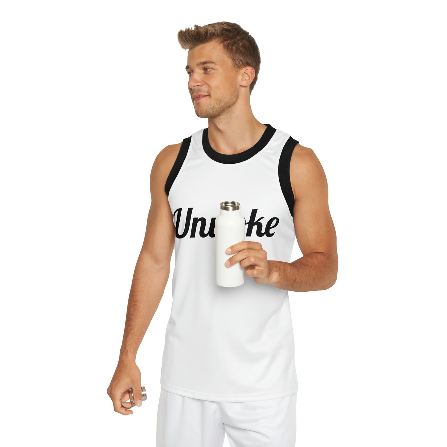 Unwoke Basketball Jersey (AOP)